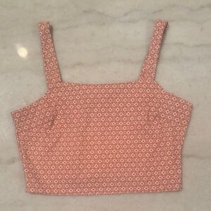 Altar'd State Geometric Coral Tank Top